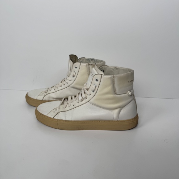 Givenchy Paris Off-White High-Top Sneakers | Men’s 12 - Picture 2 of 5